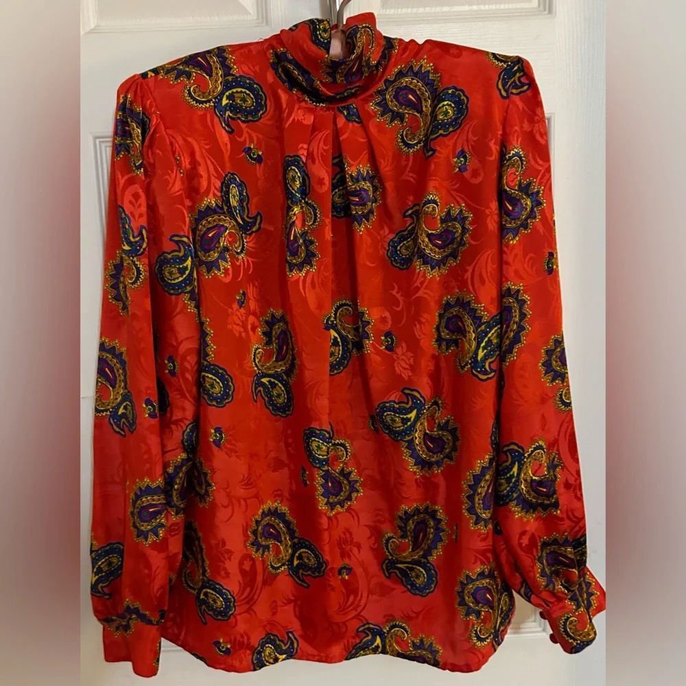 Vintage Anne Klein multicolored Blouse size 6